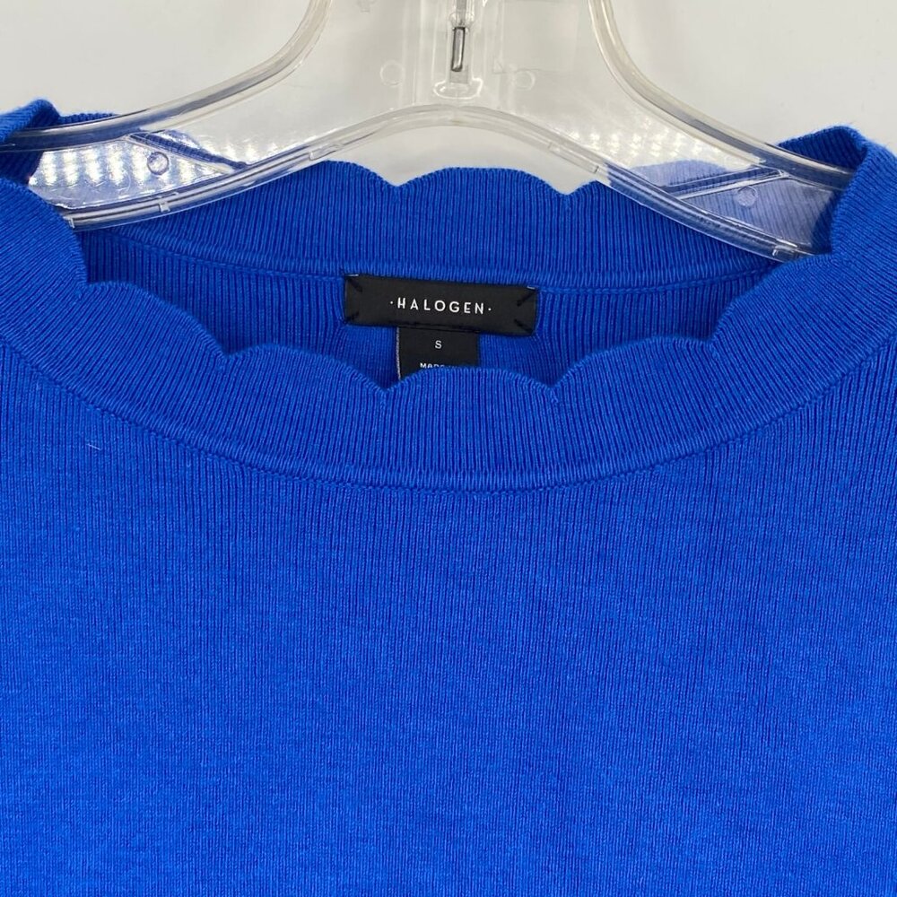 Halogen Blue Pullover Basic Sweater | Size S - image 4